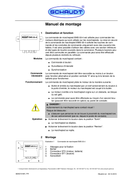 Schaudt EMS 03-4 Manuel d'installation | AI Chat et PDF