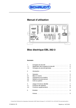 Manuel EBL 262-3 Schaudt | AI Chat & PDF Download