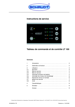 Schaudt LT 100 : Instructions & Chat IA + PDF