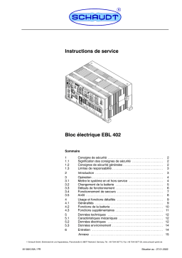 Lippert EBL 402 Manuel utilisateur