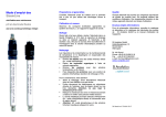 SI Analytics SteamLine pH and redox electrodes Manuel du propri&eacute;taire