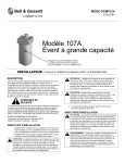 Bell &amp; Gossett Mod&egrave;le 107A: Mode d'emploi + IA