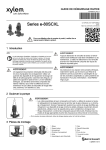 Bell &amp; Gossett e-80SCXL Manuel utilisateur