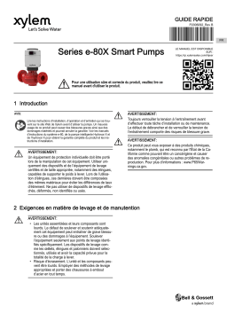 Bell & Gossett Series e-80X Smart Pump Guide de démarrage rapide