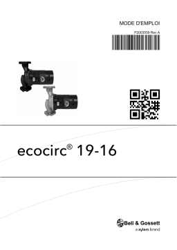 Bell & Gossett ecocirc 19-16 (P2003559A) Manuel du propriétaire