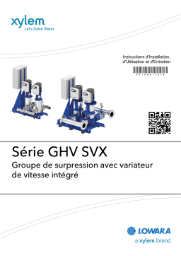 Lowara GHV hydrovar X series Manuel du propriétaire