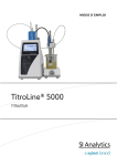 TitroLine 5000 : Mode d'emploi avec IA &amp; PDF