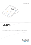 SI Analytics Lab 860 pH Meter Manuel du propri&eacute;taire