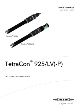 wtw TetraCon 925 LV Manuel du propriétaire