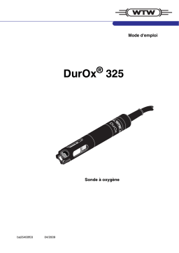 wtw DurOx 325 Mode d'emploi