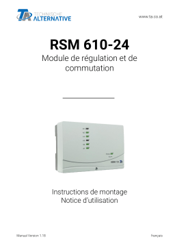 Technische Alternative RSM610-24 Mode d'emploi