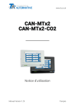 CAN-MTx2, CO2 Manuel d'Utilisation + Chat IA