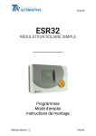 Technische Alternative ESR32 Manuel du propri&eacute;taire