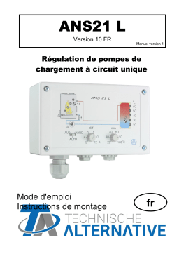 Technische Alternative ANS21-L Manuel du propriétaire