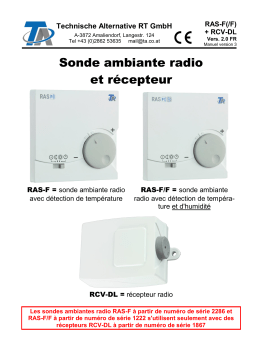 RAS-F, RAS-F/F, RCV-DL | Chat IA & Téléchargement PDF