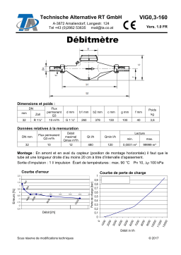 VIG 0,3-160 Débitmètre : Chat IA & Téléchargement PDF