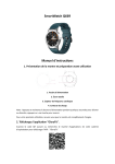 Q669 Montre connect&eacute;e: Manuel d'instructions + Chat IA