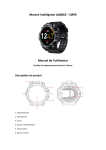 AQ0062 Montre intelligente : Chat IA &amp; PDF