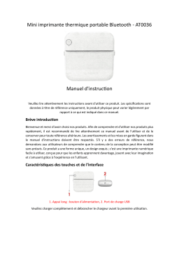 AT0036 Imprimante Thermique Portable : AI Chat + PDF