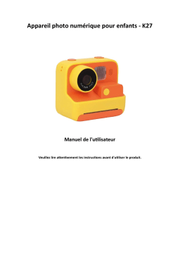 Manuel K27 Appareil Photo Numérique + Chat IA & PDF