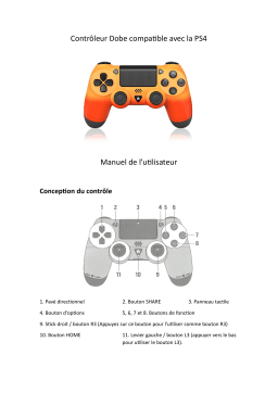 Manette PS4 : Manuel utilisateur avec IA et PDF