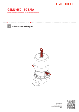 GEMÜ 650 150 SMA: Aide au montage + Chat IA & PDF