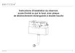 Instructions d'Installation R&eacute;servoir WC Britton + IA