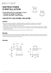 Britton HOX.007CP Mode d'emploi