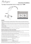 Burlington T2WB Mode d'emploi