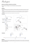 Burlington V22 Canne de Douche: Instructions + IA