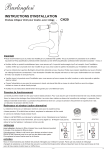 Burlington ch20 Mode d'emploi