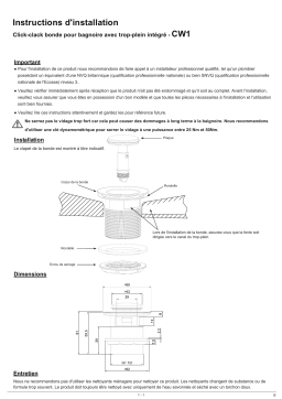 Burlington CW1 Mode d'emploi