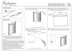 Miroirs Aluminium T37 ALU, T42 WHI, T47 BLA: IA & PDF