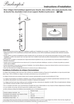 Burlington Stour BF3S Mitigeur Thermostatique: AI Chat & PDF