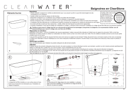 ClearStone Baignoire : Guide d'Installation + IA Chat