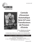 CONCOA S&eacute;rie 527 Centrale d'inversion : Aide IA &amp; PDF