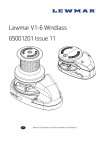 Lewmar V1-V6 Windlass Manuel utilisateur