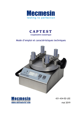 Mecmesin CAPTEST Couplemètre numérique | AI Chat & PDF Download