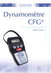 Mecmesin CFG+ Dynamom&egrave;tre | Chat IA &amp; T&eacute;l&eacute;chargement PDF