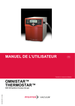 Pfeiffer GSD 320 OmniStar/ThermoStar Mode d'emploi