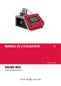 Pfeiffer Vacuum HiCube Neo Manuel d'Utilisateur + IA