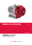 Pfeiffer Vacuum HiScroll 6, 12, 18 : Manuel d'utilisation | AI Chat &amp; PDF Access