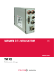 Manuel de l'utilisateur TM 700 Pfeiffer Vacuum : AI Chat &amp; PDF