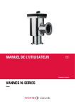 Manuel d'utilisation Vannes N-Series : IA + PDF