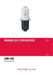 Manuel OME 40S Pfeiffer Vacuum | AI Chat &amp; PDF