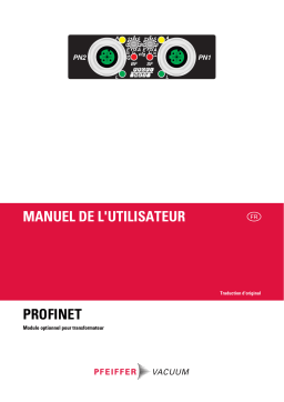 Module Profinet Pfeiffer Vacuum: Manuel utilisateur + IA