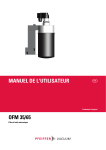 Pfeiffer Mechanical oil filter OFM 35/65 Mode d'emploi