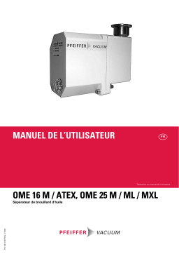 OME 16 M/ATEX, OME 25 M/ML/MXL Manuel | AI Chat