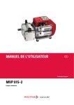 Manuel d'utilisation MVP 015-2 Pfeiffer Vacuum : AI Chat &amp; PDF