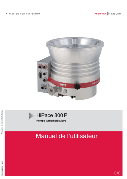 HiPace 800 P Manuel d'Utilisateur | AI Chat & PDF